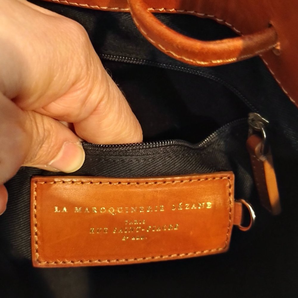 Sezane Farrow Bag in Heritage Camel - Picture 5 of 6